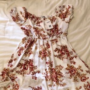 Yoins Size 1XL cream with roses